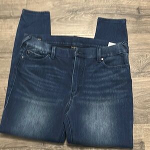 True Religion Jennie curvy mid rise Blue Skinny Jeans